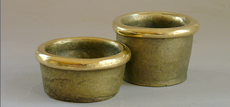 Wolfgang Gregor und Christiane Drendel von der Kunstgiesserei Landin